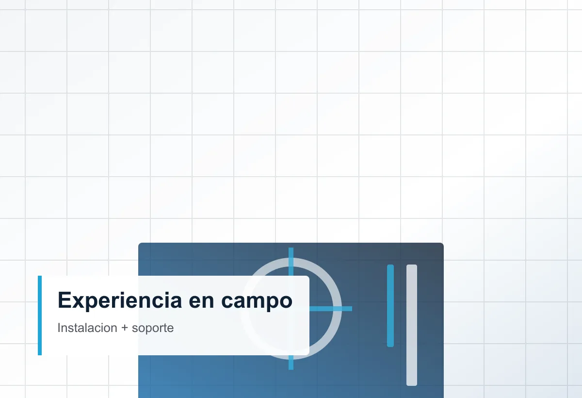 Placeholder de experiencia técnica en campo.